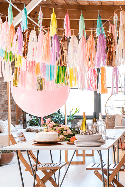 How to Add a pop of Color to Your Party