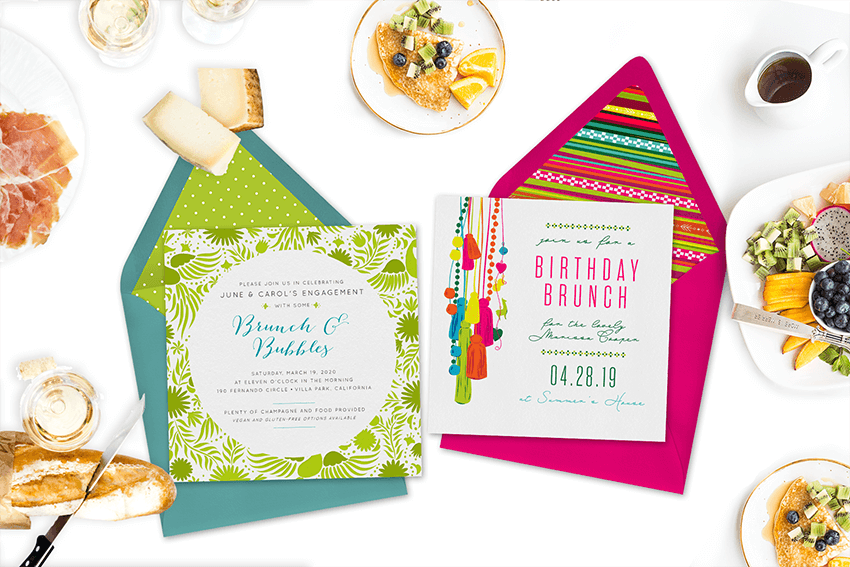 brunch party invite template